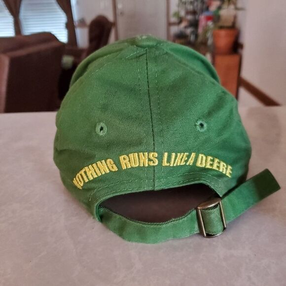 John Deere Trucker Farmer Baseball Cap Green Adjustable Kids Size Embroidered - Picture 3 of 7